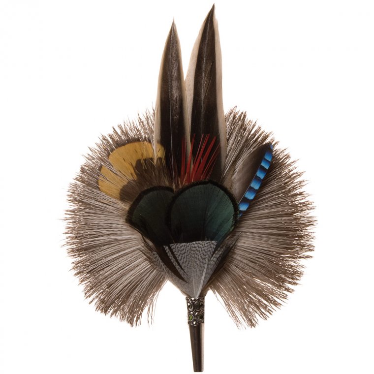 feather arrangement for hats