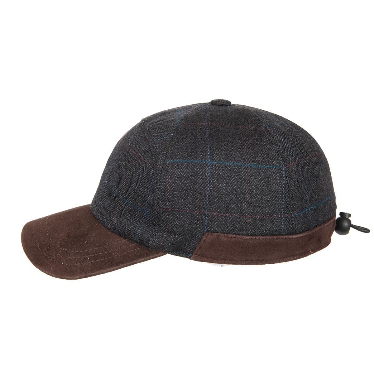 ALFONSO D'ESTE | Men's bicolor peaked cap with fold-out ear protection ...