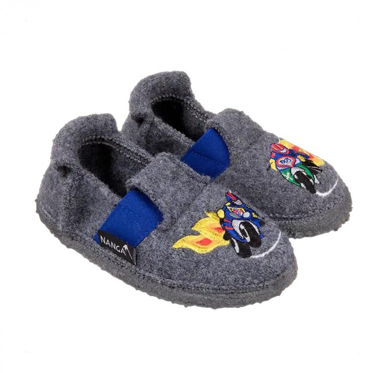 NANGA | Boys' slippers with non-slip soles and Moto motif --> Online ...