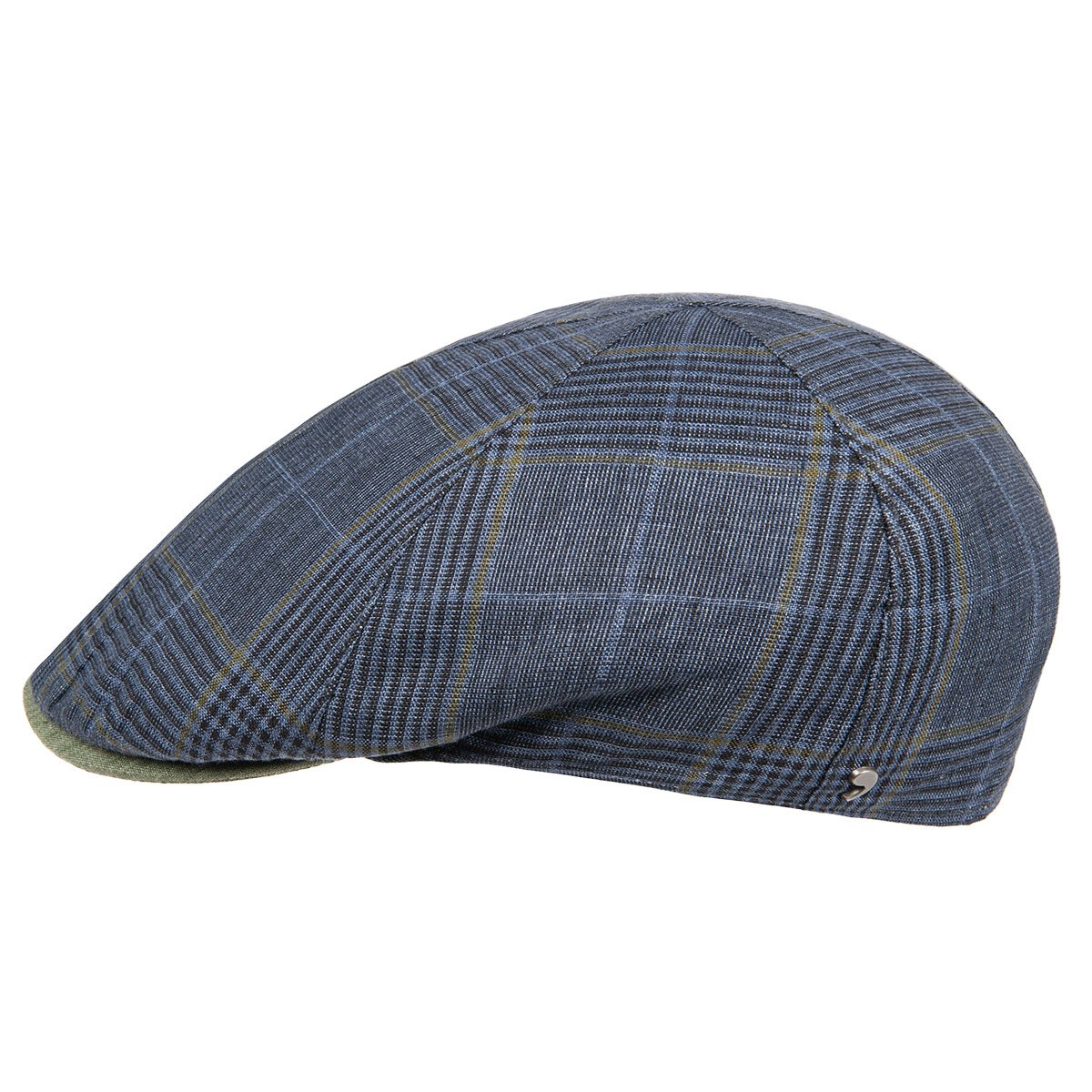 ALFONSO D'ESTE | Blue Linen FLATCAP --> Online Hatshop for hats, caps ...