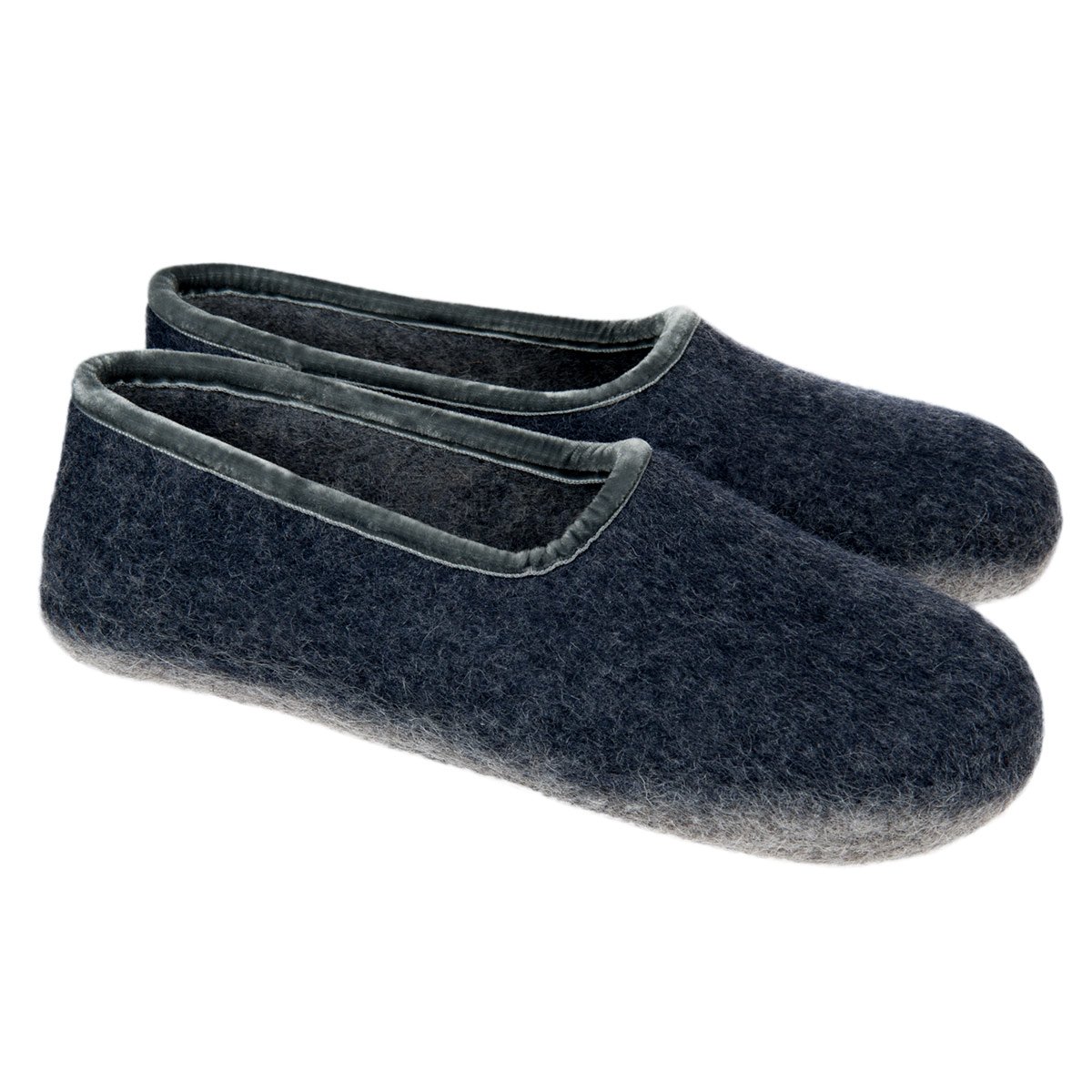 woolfelt slippers in pure wool color 