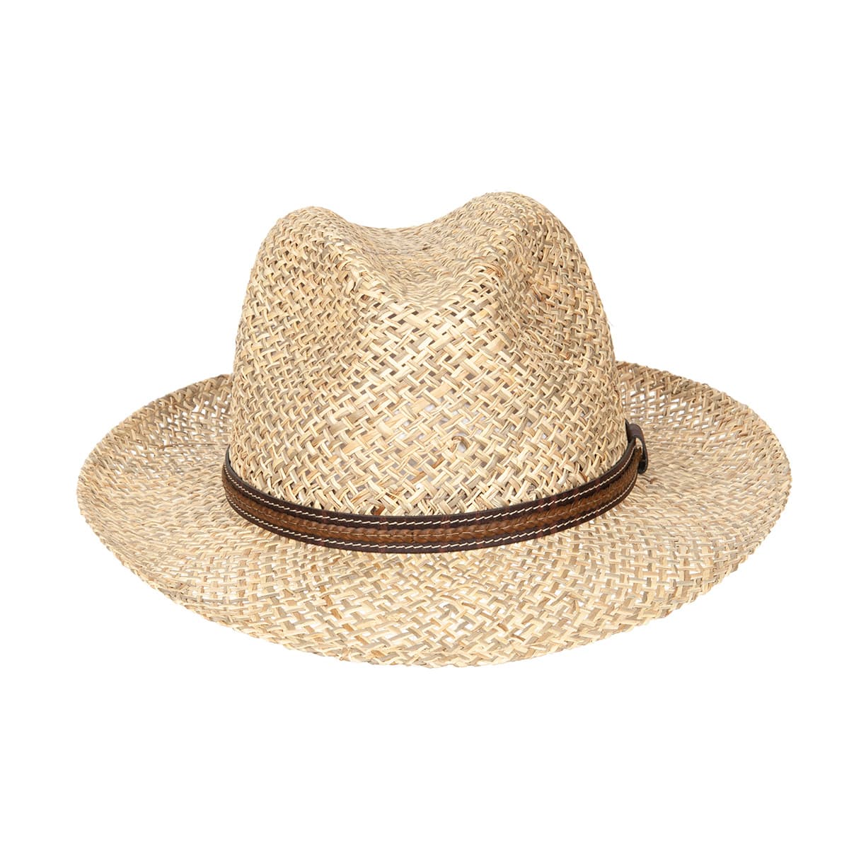 HUTTER Extremely popular straw hat with an extra wide brim