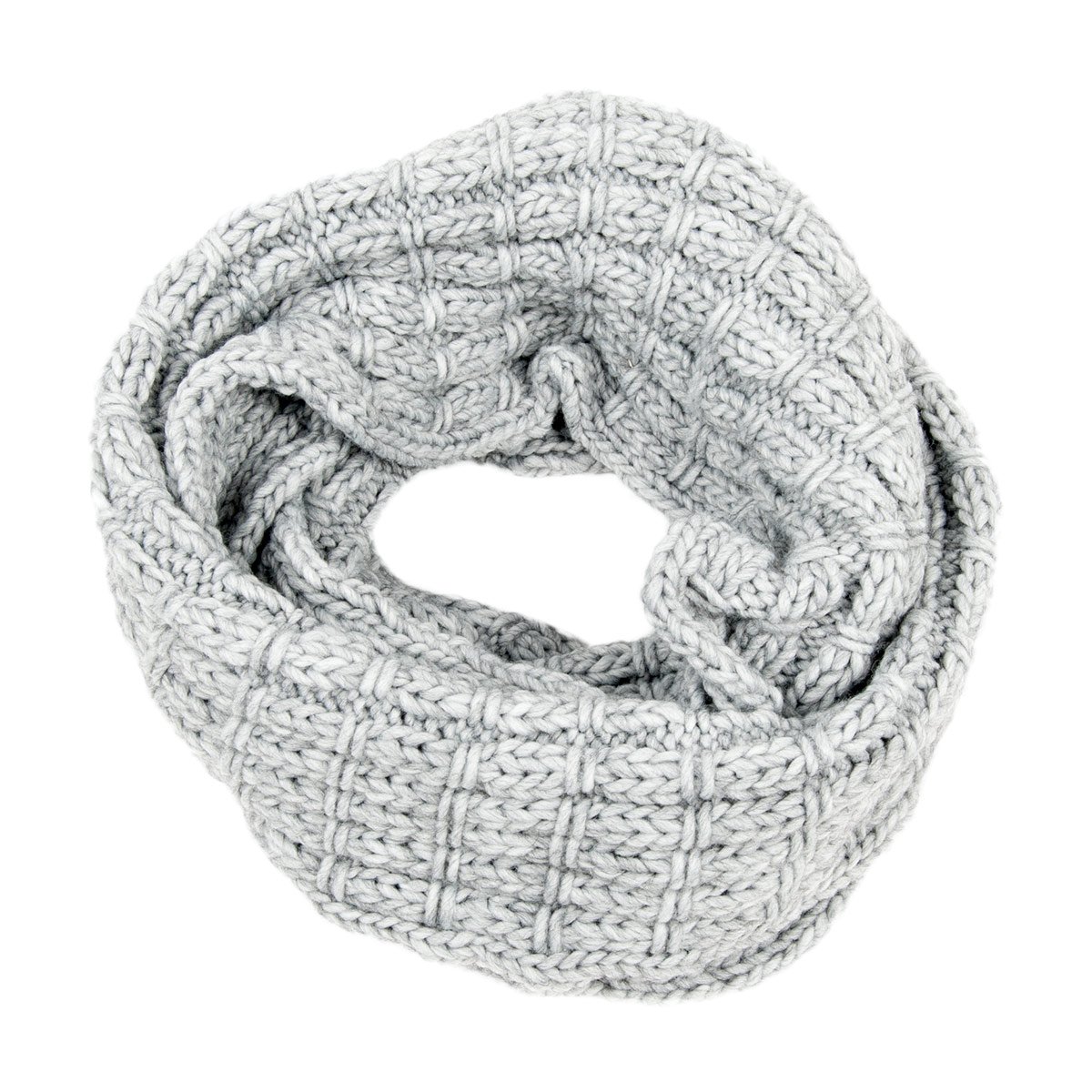 HUTTER loop scarf wooly look made in Italy