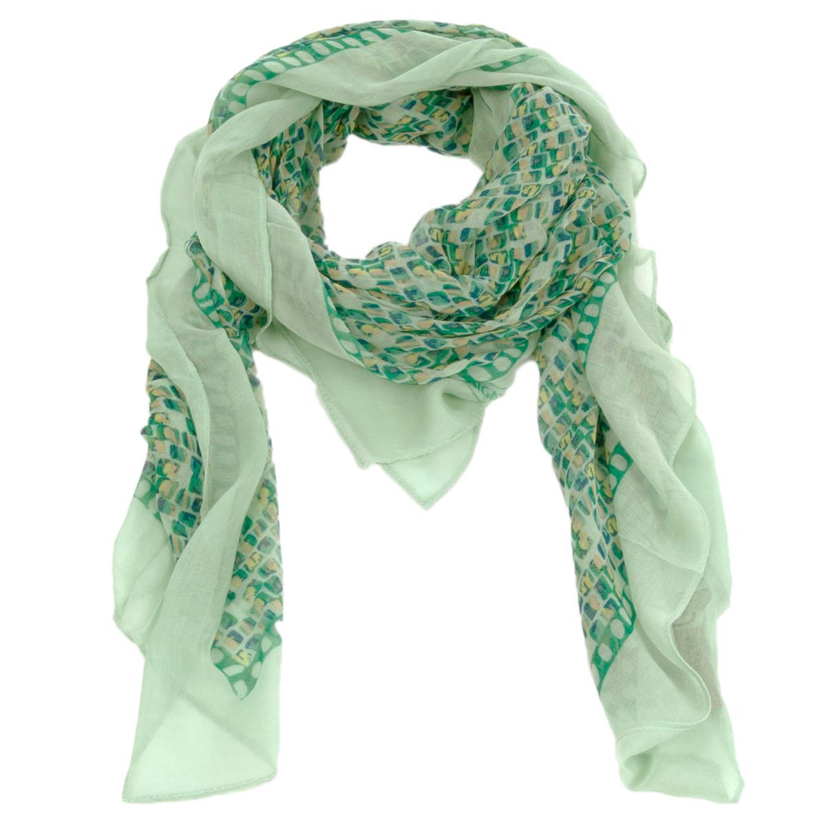 Mint summer scarf by PASSIGATTI