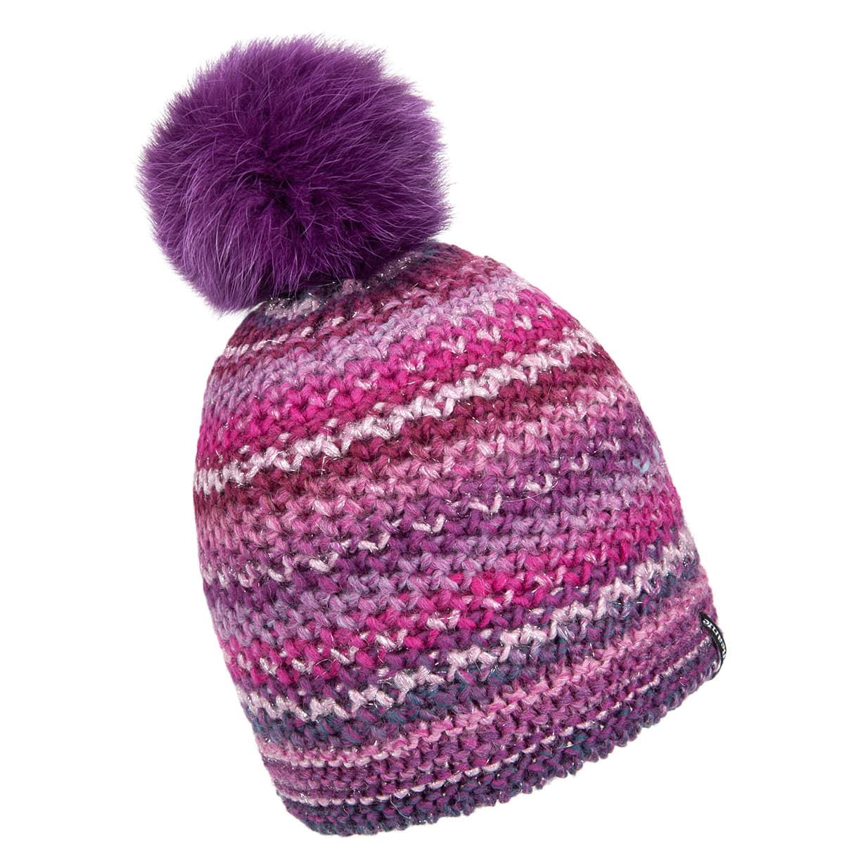 purple wooly hats