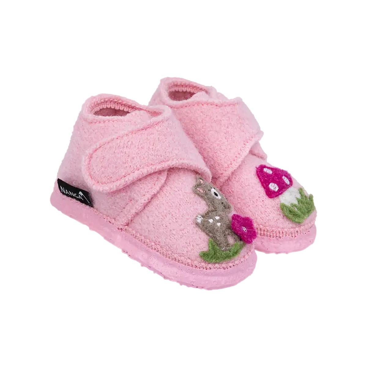 NANGA | Baby slippers for girls with non-slip soles and Little fawn motif  --> Online Hatshop for hats, caps, headbands, ...