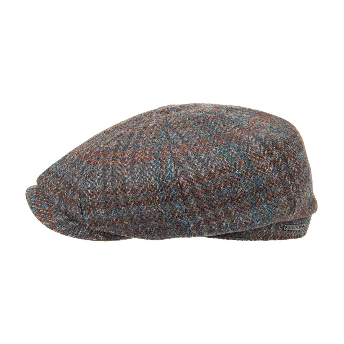 STETSON Hatteras Harris Tweed in virgin wool Online Hatshop for hats caps headbands gloves and scarfs