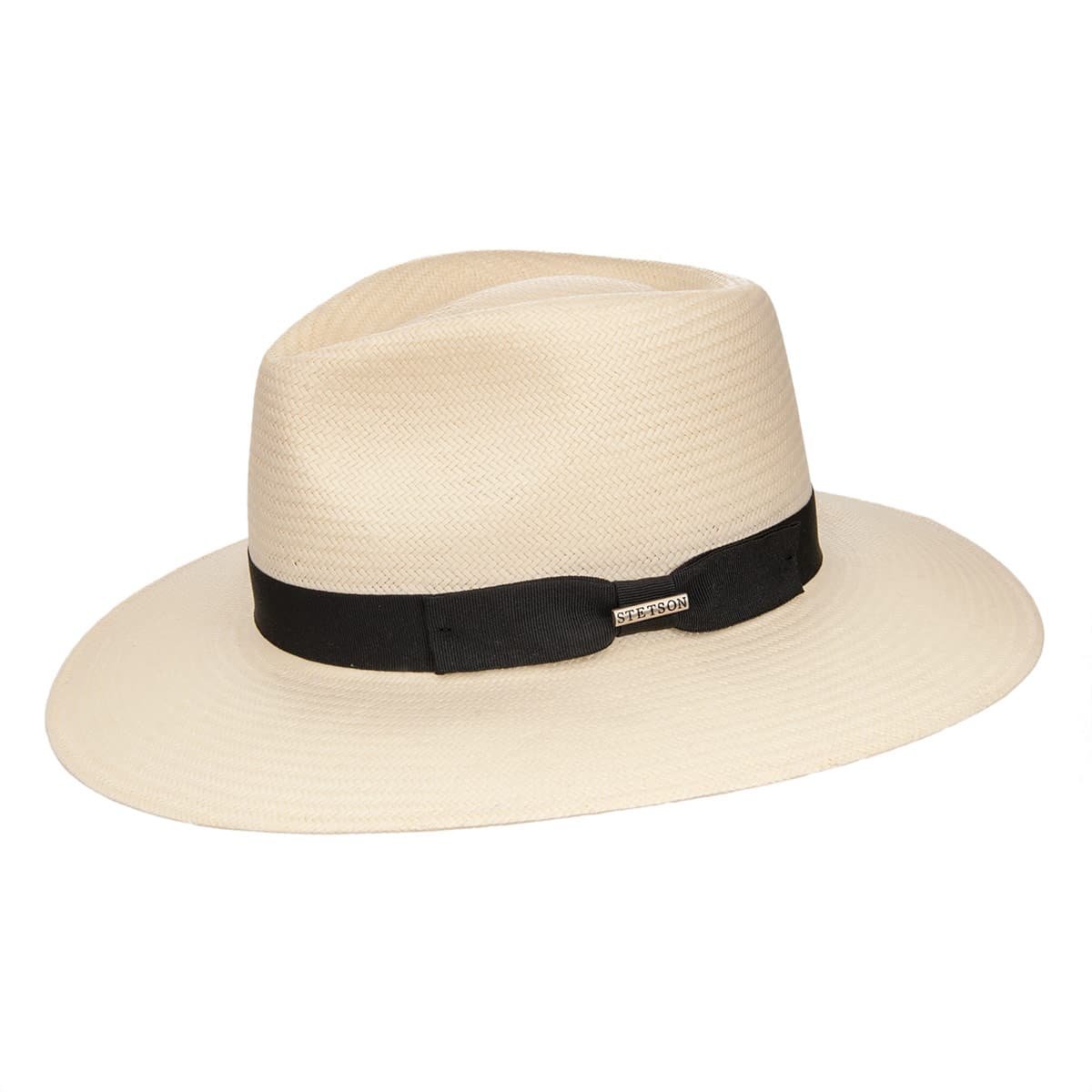 STETSON Traveler Toyo straw hat with a wide brim