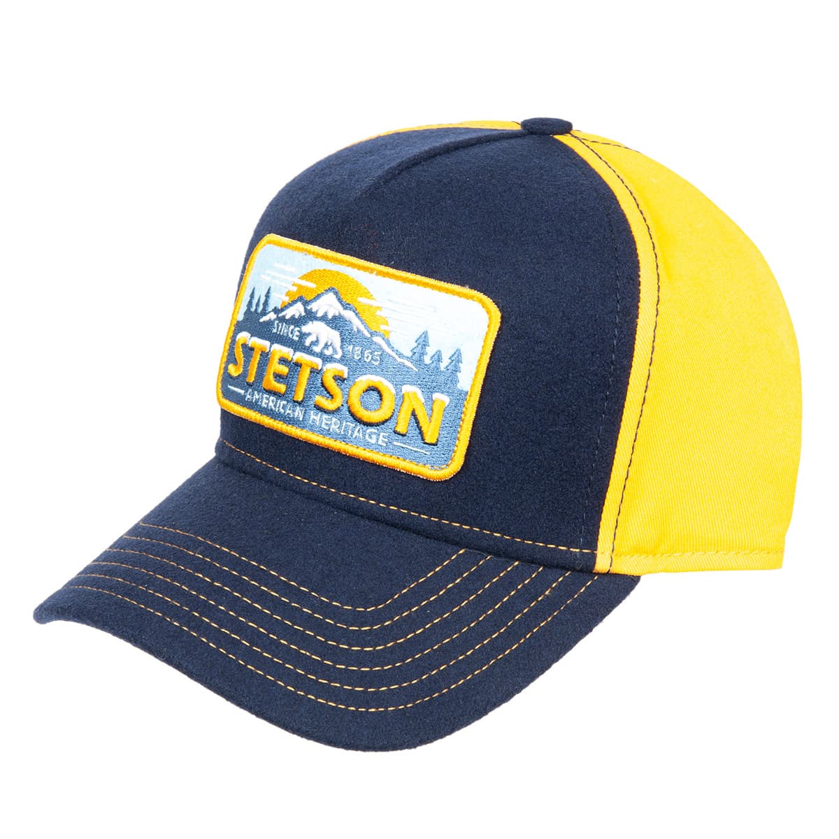 stetson trucker cap bear