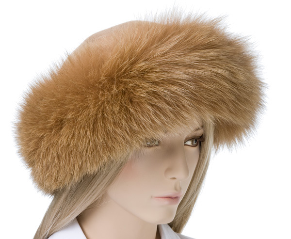 genuine fox fur hat