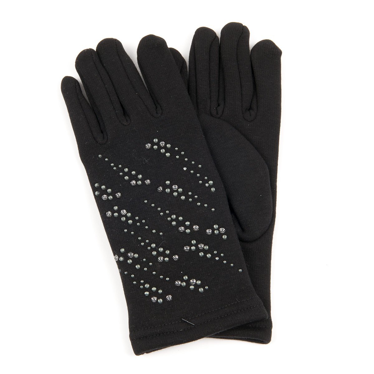 ladies navy thermal gloves