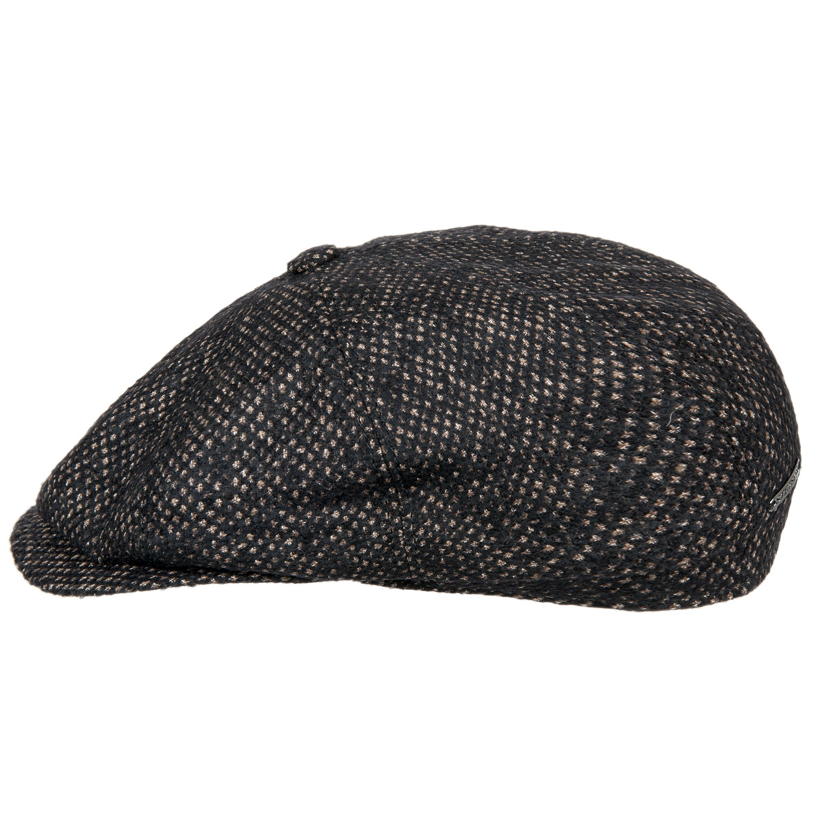 lined STETSON wool flat cap Hatteras Virgin Wool