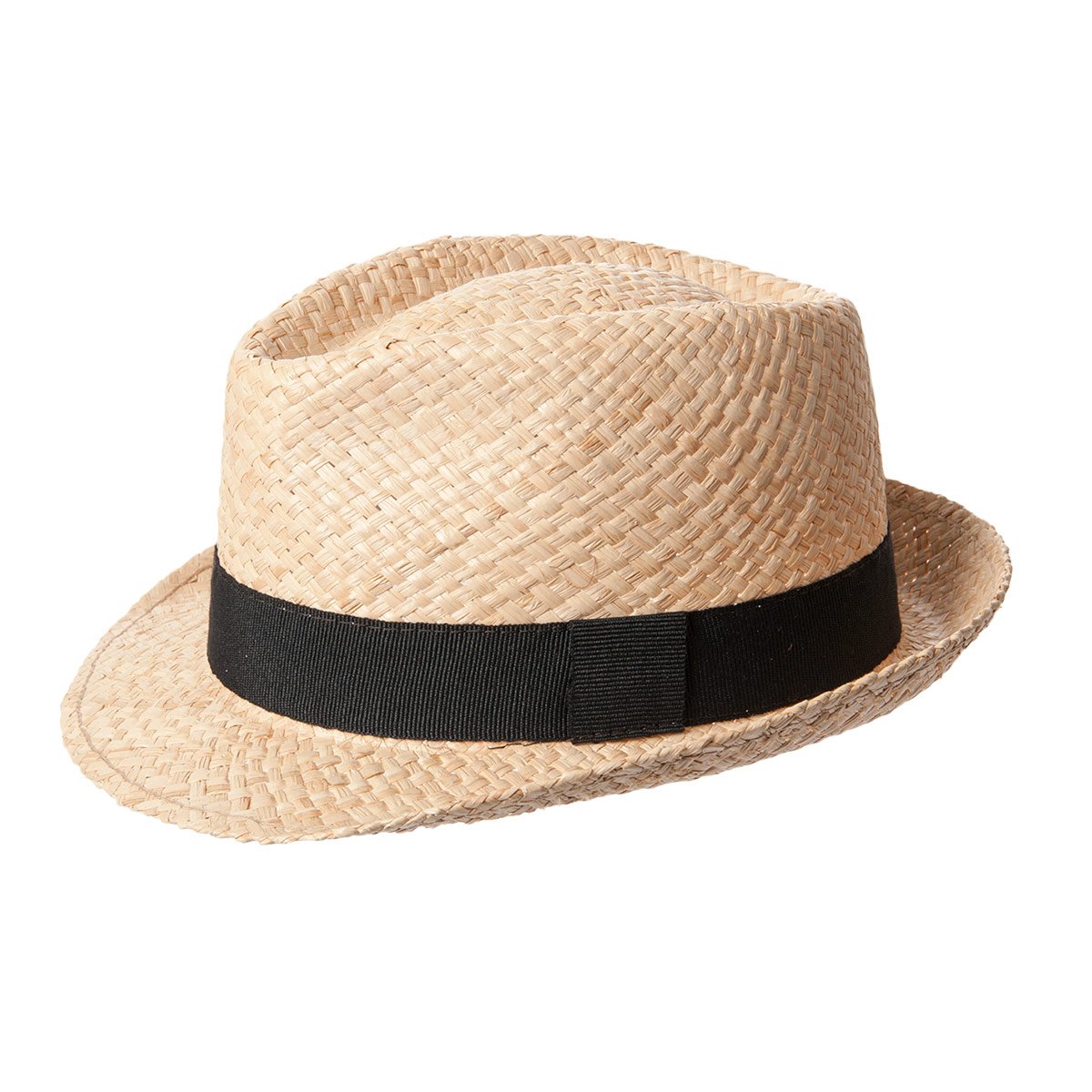 Trilby sun hat made of 100% natural straw
