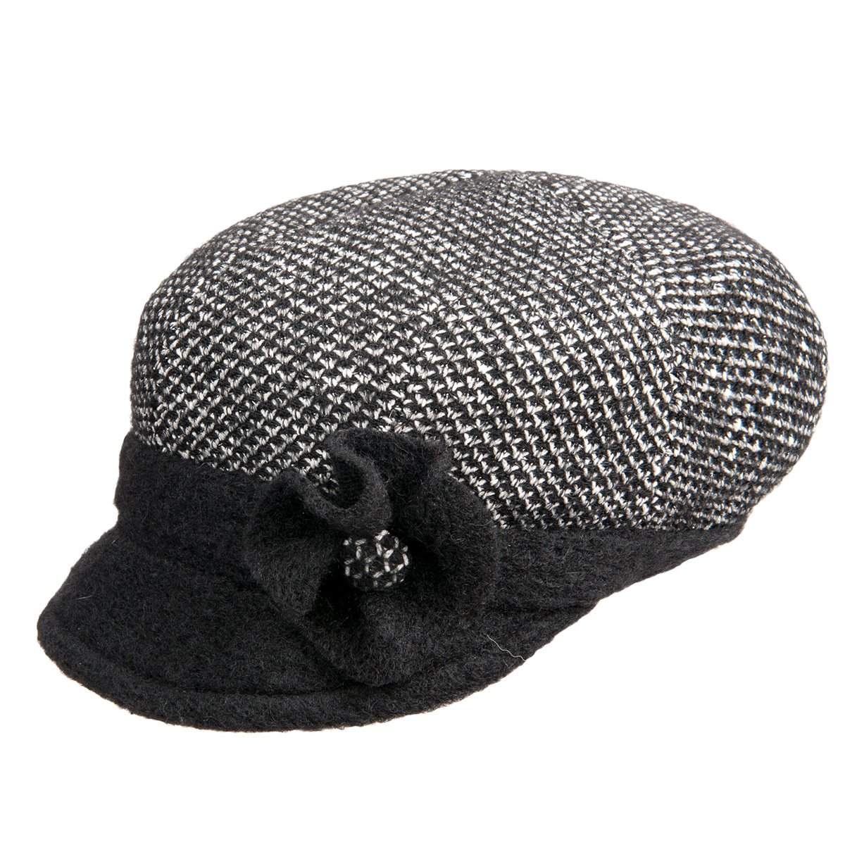 woman's balloon cap salt and pepper look --> Online Hatshop for hats ...